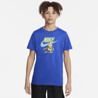 Nike Sportswear Big Kids' T-Shirt Color: Game Royal Size: M