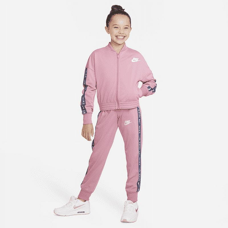 Nike Sportswear Big Kids Tracksuit Color Elemental Pink Diffused Blue White Size L Walmart