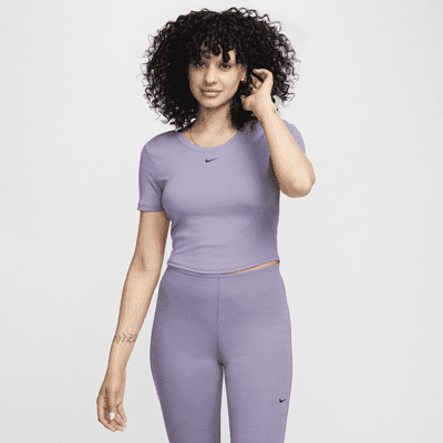 ナイキ Nike 【 Women's Sportswear Chill Knit Tight Scoop-Back Mini-Rib Top Womens 】 レディース Nike Sportswear Chill Knit Women's Tight Scoop-Back Long