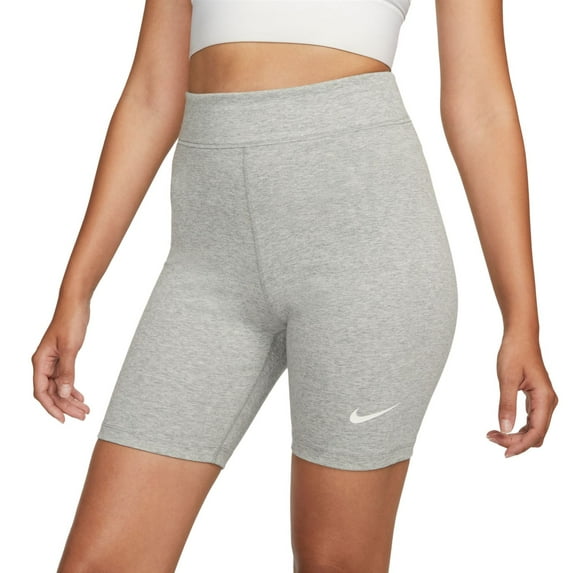 Nike Sportswear Classic Women's High-Waisted 8\ Color: Dark Grey Heather/Sail Size: 2XL