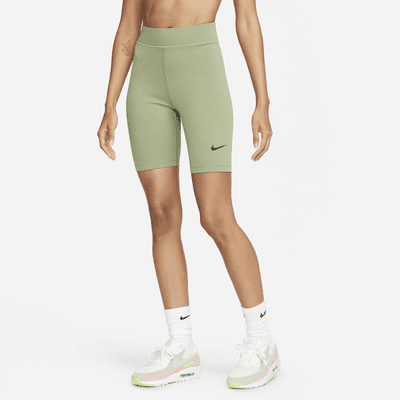 Nike Sportswear Classic Women's High-Waisted 8\ Color: Oil Green/Black Size: M