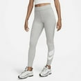 thumbnail image 1 of Nike Sportswear Classics Women's High-Waisted Graphic Leggings Color: Dark Grey Heather/White Size: XL, 1 of 1