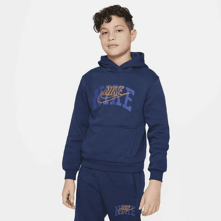 Nike Sportswear Club Fleece Big Kids' Pullover Hoodie Color