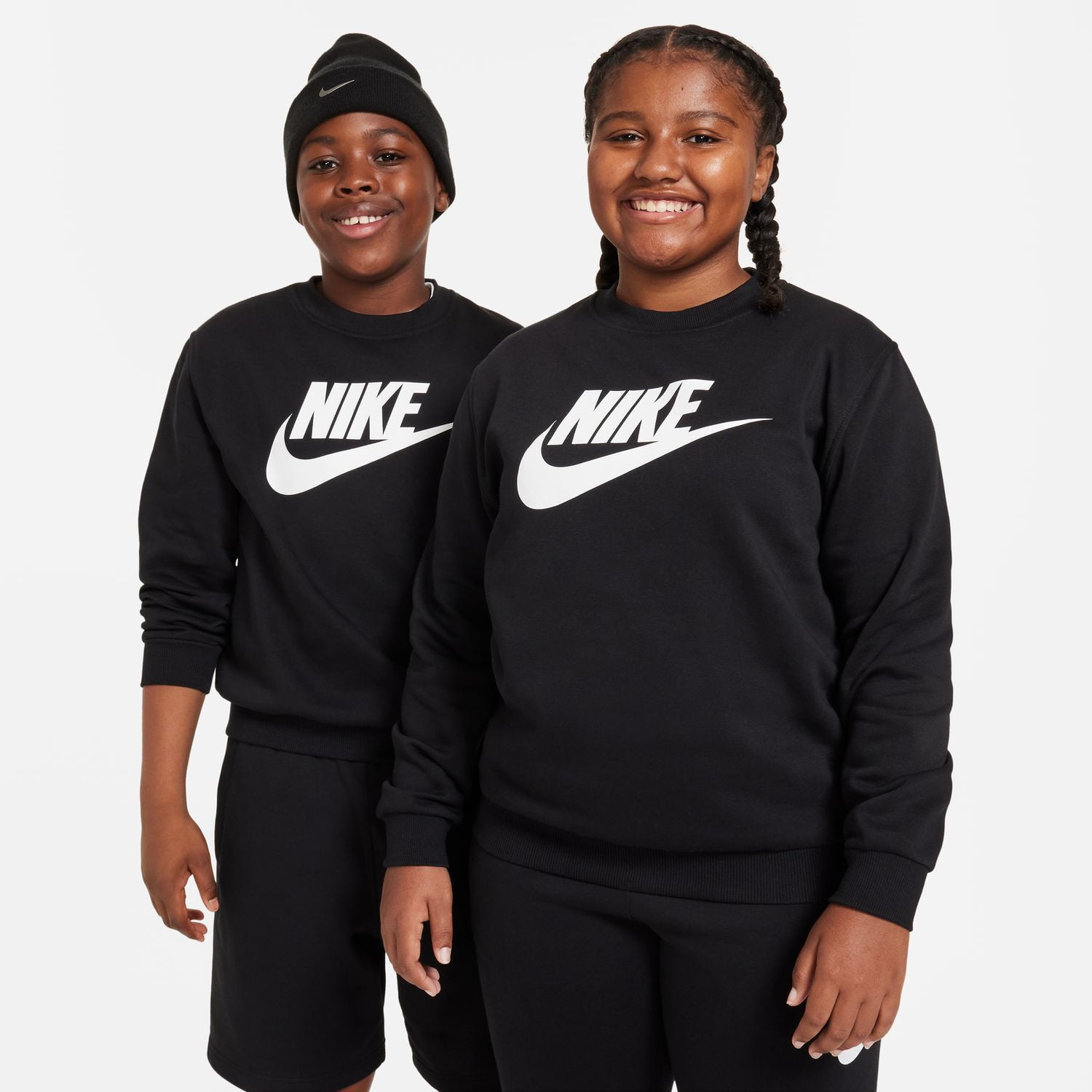 nike black club sweatshirt