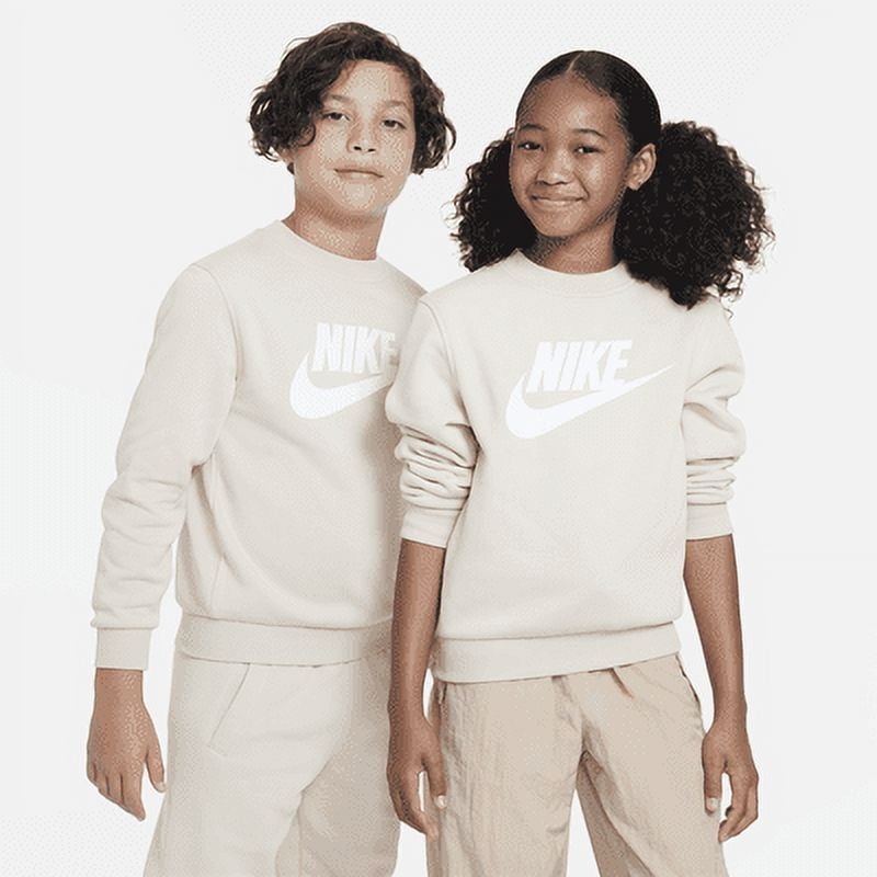 white nike sweatshirt youth