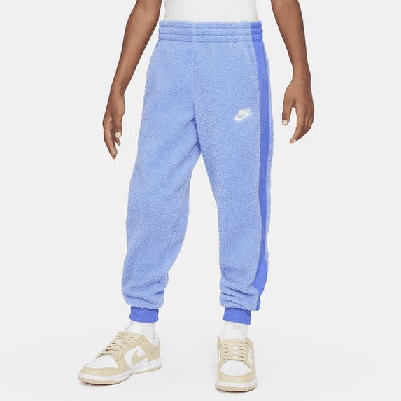 Nike Sportswear Club Fleece Big Kids' Winterized Pants Color: Polar/Blue Joy/White Size: XL