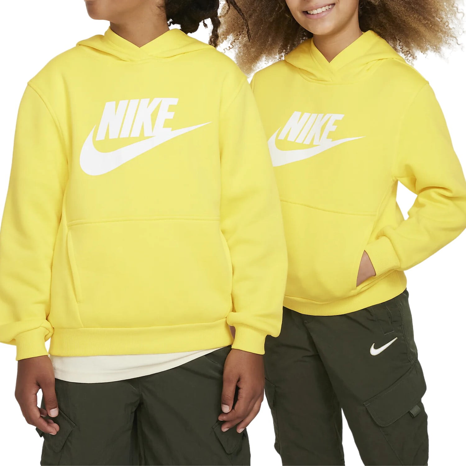 Nike NSW Club Hoodie Pullover Bleached Aqua White Large Walmart