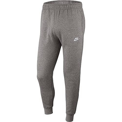 Nike Sportswear Club Fleece Joggers Charcoal Heather/Anthracite/White BV2671-071 Men's Size XL