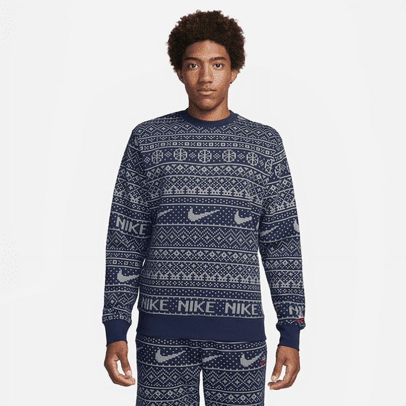 Nike Sportswear Club Fleece Men's Crew-Neck Holiday Sweatshirt