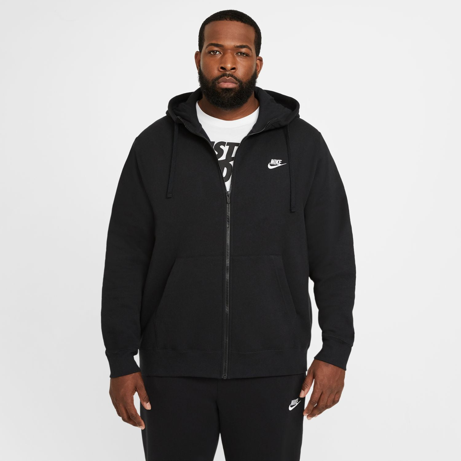 Big \u0026 Tall Nike Sportswear Club Fleece Pullover Hoodie Color: Navy Size:  4XL - Walmart.com