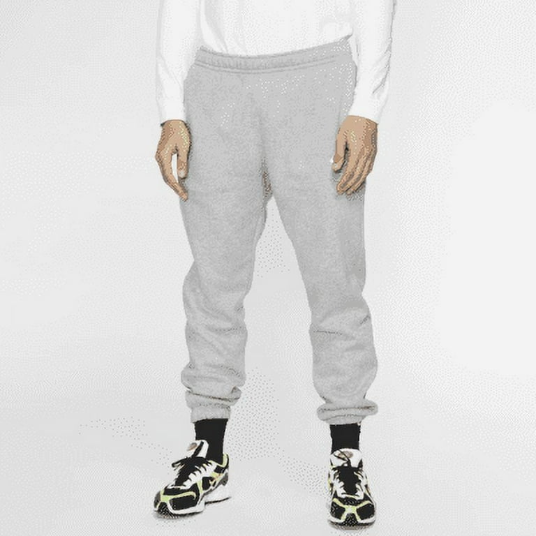 Nike Sportswear Club Fleece Men s Pants Color Dark Grey Heather Matte Silver White Size 3XL Tall Walmart