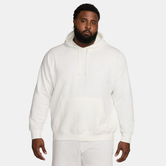 Nike Sportswear Club Fleece Pullover Hoodie Color: Sail/Sail/White Size: 2XL Tall