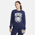 thumbnail image 1 of Nike Sportswear Club Fleece Women's Crew-Neck Sweatshirt Color: Midnight Navy Size: L, 1 of 1