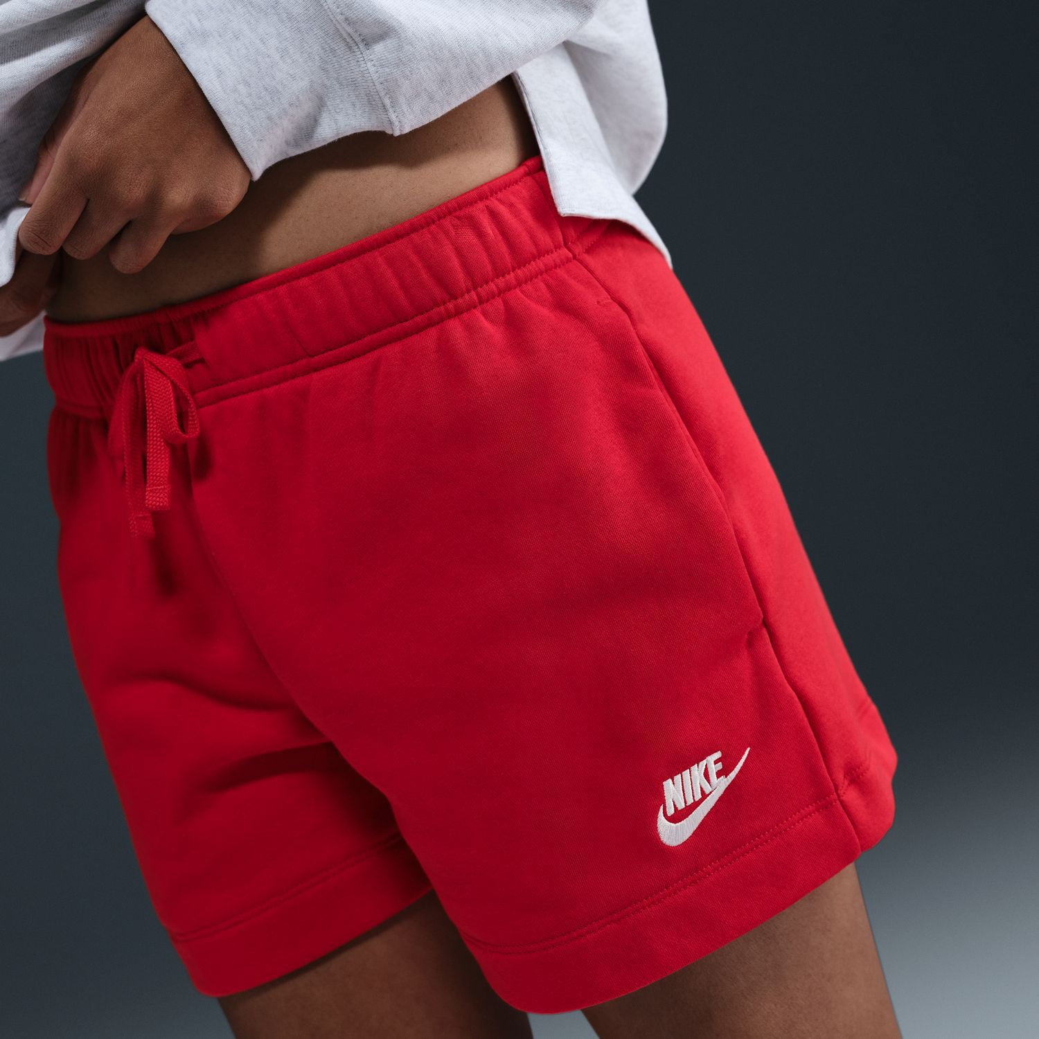Nike Sportswear Club Fleece Women's Mid-Rise Shorts Color: Dark