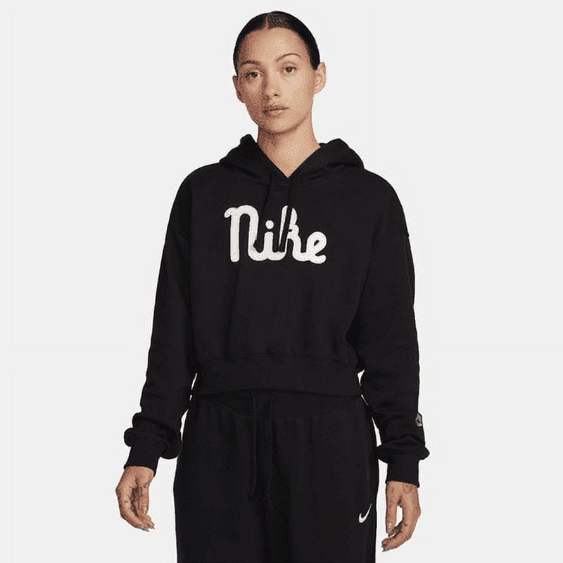nike cropped oversized hoodie
