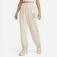 thumbnail image 1 of Nike Sportswear Club Fleece Women's Oversized Mid-Rise Sweatpants Color: Sanddrift Size: XL, 1 of 1