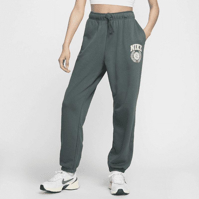 Women's green nike sweatpants discount
