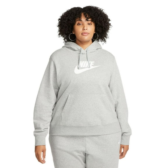 Nike Sportswear Club Fleece Women's Pullover Hoodie Grey XL
