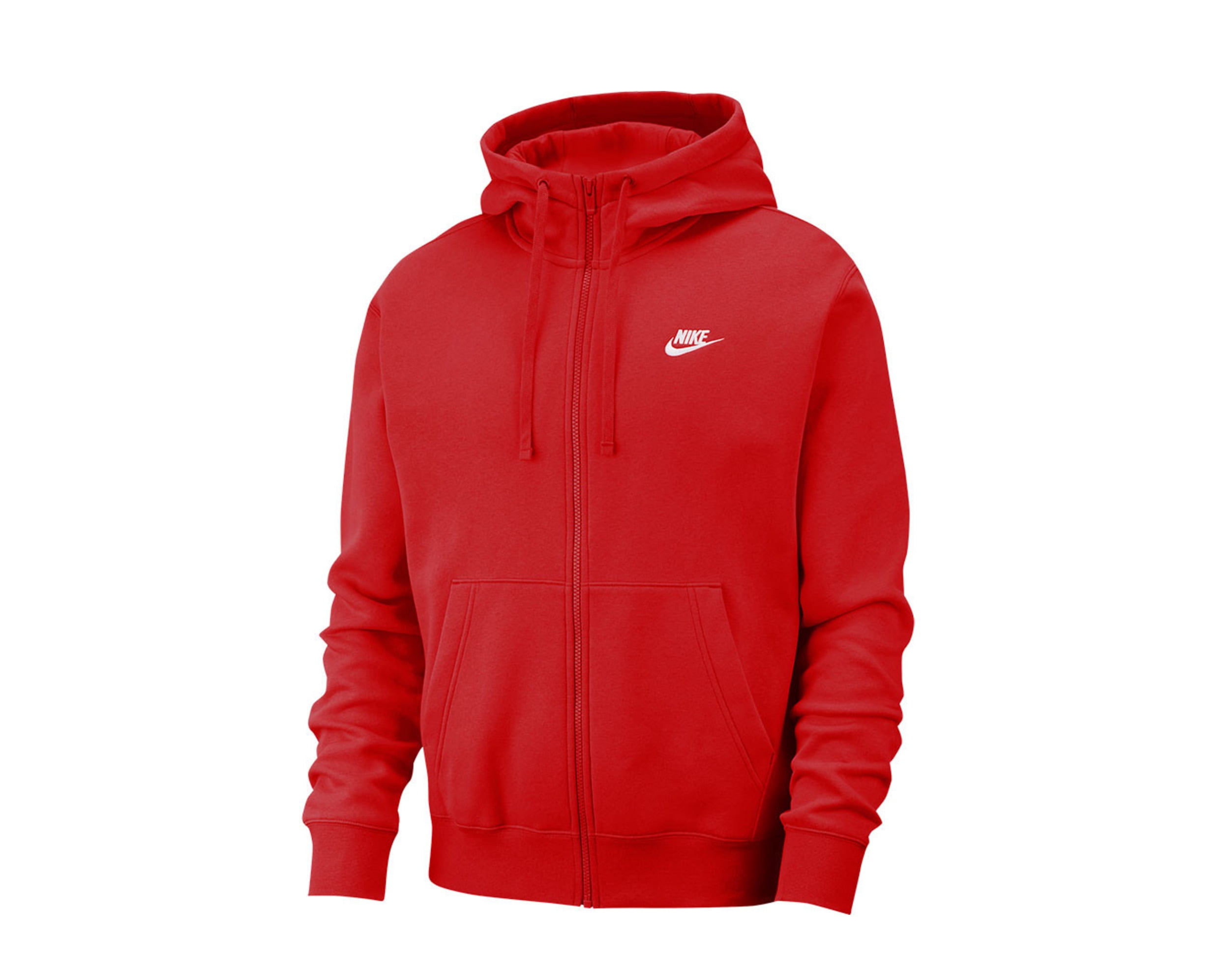 Nike red mens hoodie hotsell
