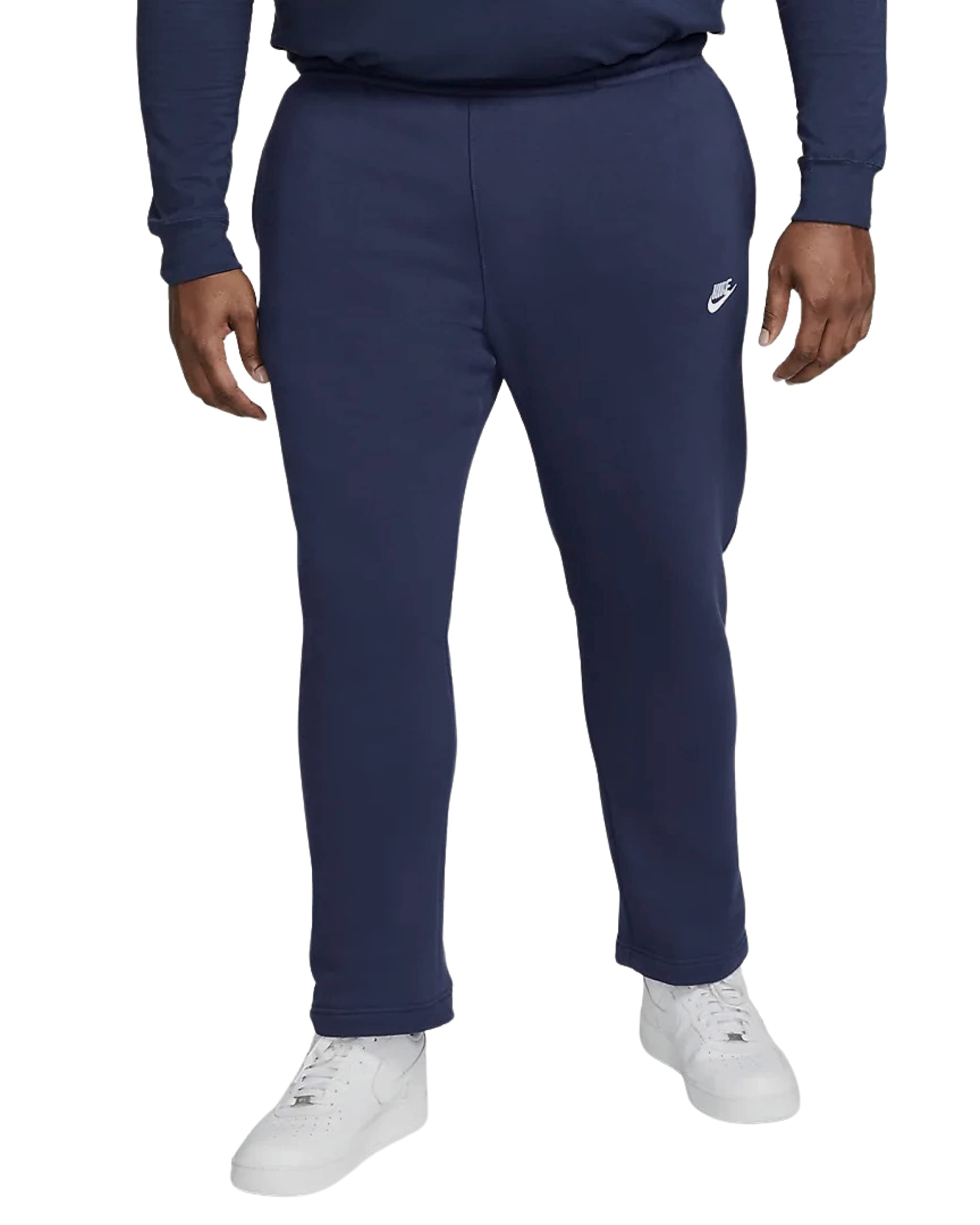 Nike Sportswear Club Men s Fleece Sweatpants Navy Pants Size 4X Large Walmart