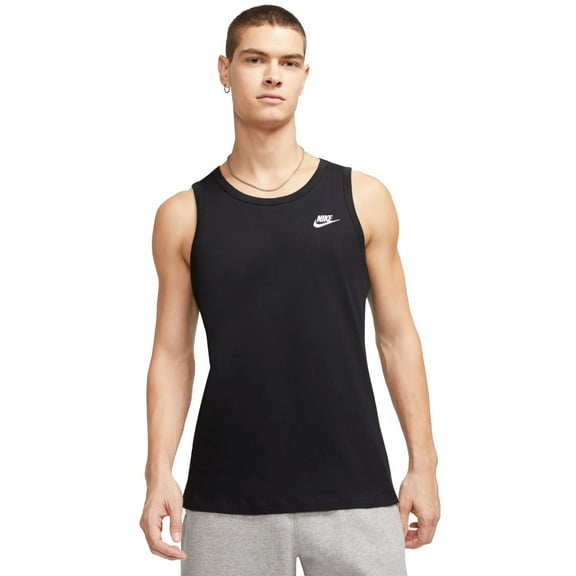 Nike Sportswear Club Men's Tank Color: Black/White Size: XL