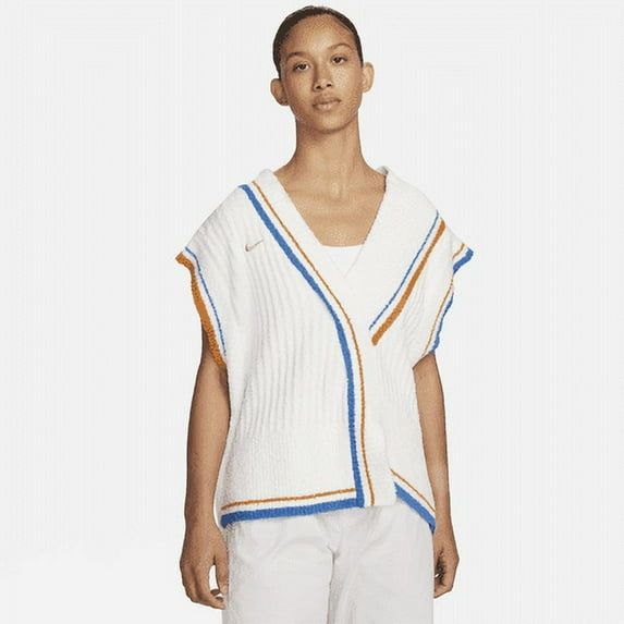 Nike Sportswear Collection Women's Knit Vest Color: White/Monarch/Star Blue Size: L