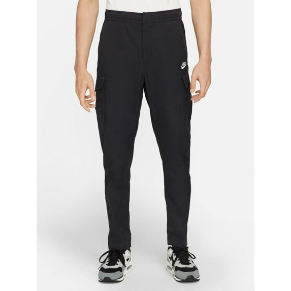 Nike Sportswear DD5207-010 Men's Black Cotton Unlined Utility Cargo Pants NCL697 (Regular,S)