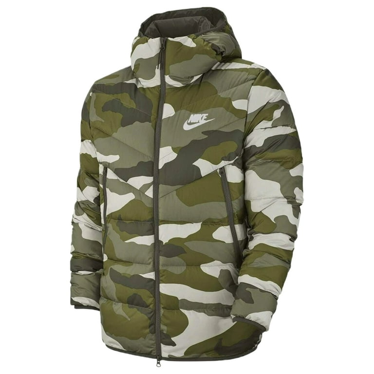 Nike Sportswear Down Fill Windrunner Printed Hooded Puffer Jacket Mens Style Bv4763 Walmart