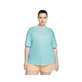 thumbnail image 1 of Nike Sportswear Essential Boyfriend T Womens Active Shirts & Tees Size 3X, Color: Light Blue, 1 of 2