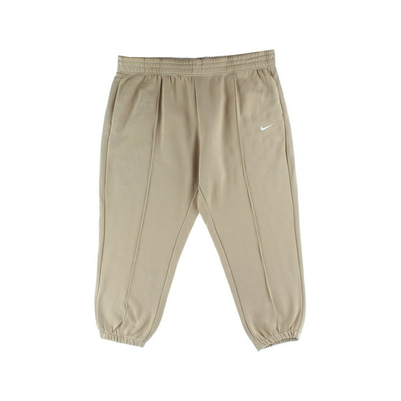 Nike Sportswear Essential Fleece Jogger Womens Active Pants Size 3X, Color: Beige/Hemp