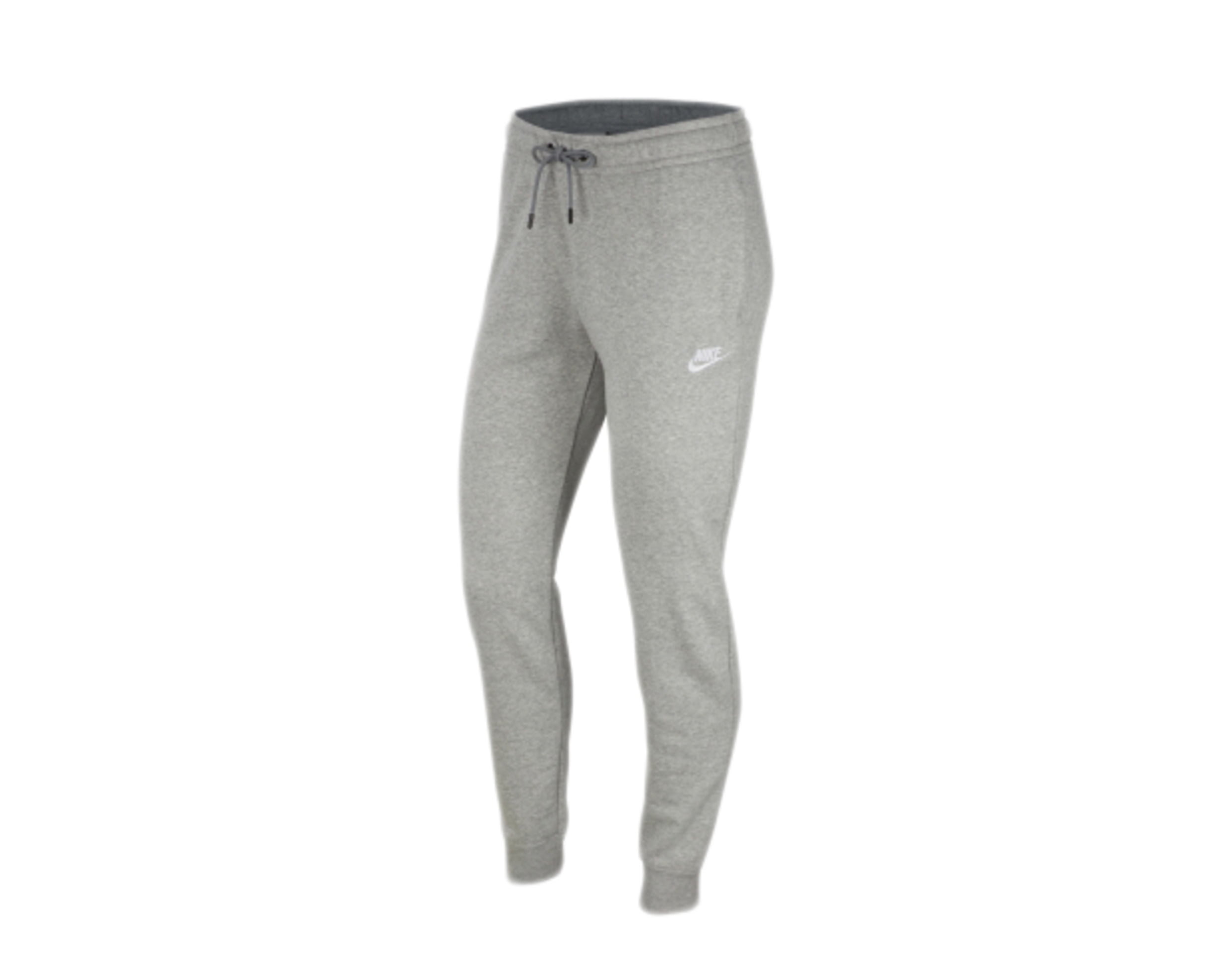 🆕 NIKE Women's Sportswear Essential Fleece BV4095-063 Grey/White (Sz: L) 🔥
