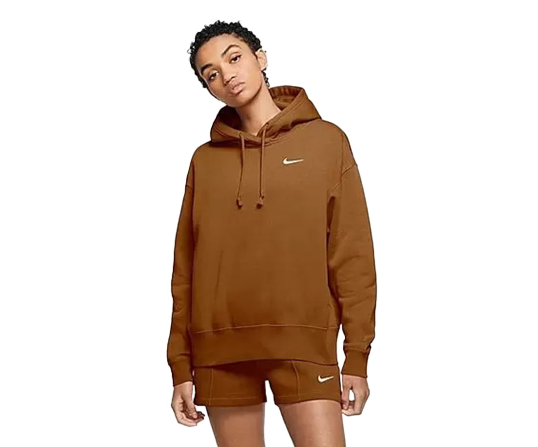 Nike Sportswear Essential Pullover Womens Active Hoodies Size M, Color:  Coffee Brown - Walmart.com