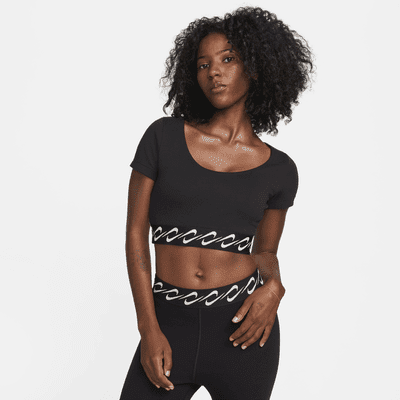 nike swoosh ladies top