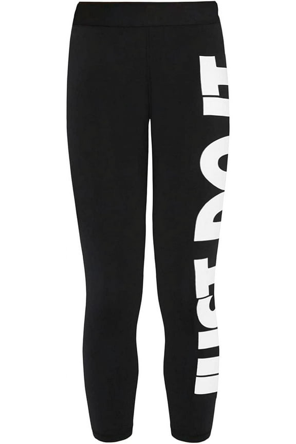 Sportswear Essential Women's High-Waisted Graphic Leggings Color: Black/White Size: XS