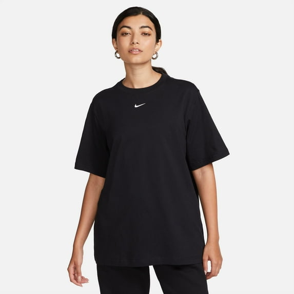 Nike Sportswear Essential Women's T-Shirt Color: Black/White Size: S
