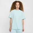 thumbnail image 1 of Nike Sportswear Essential Women's T-Shirt Color: Glacier Blue/White Size: S (4–6), 1 of 4