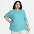 thumbnail image 1 of Nike Sportswear Essential Women's T-Shirt (Plus Size) Color: Dusty Cactus/White Size: 2X, 1 of 1
