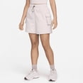 thumbnail image 1 of Nike Sportswear Essential Women's Woven High-Rise Shorts Color: Platinum Violet/Sail Size: XS, 1 of 1