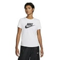 thumbnail image 1 of Nike Sportswear Essentials Women's Logo T-Shirt Color: White/Black Size: M, 1 of 4