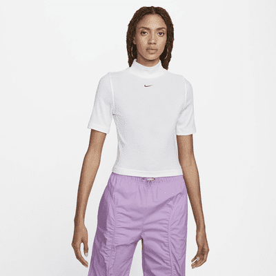 Nike mock neck short sleeve sale