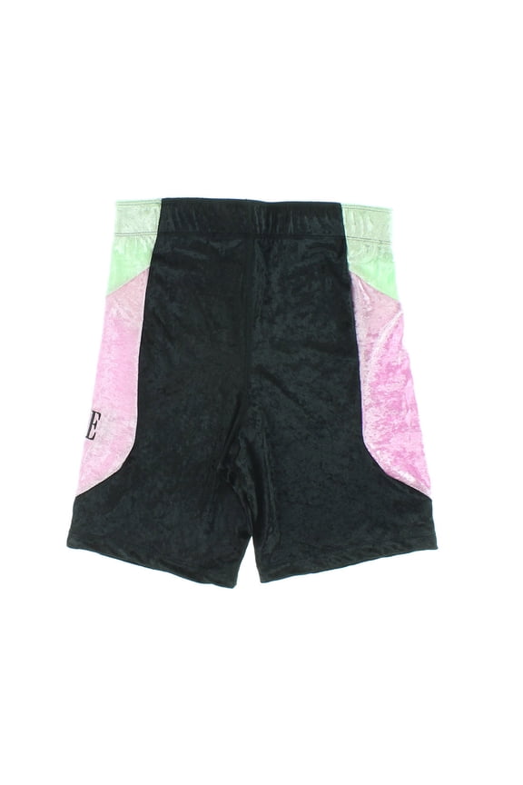 Sportswear Femme Velvet Bike Womens Active Shorts Size Xs, Color: Black/Pink/Mint