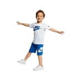 thumbnail image 1 of Nike Sportswear Futura T-Shirt and Shorts Set Boys Active Shirts & Tees Size 4, Color: White/Royal, 1 of 1