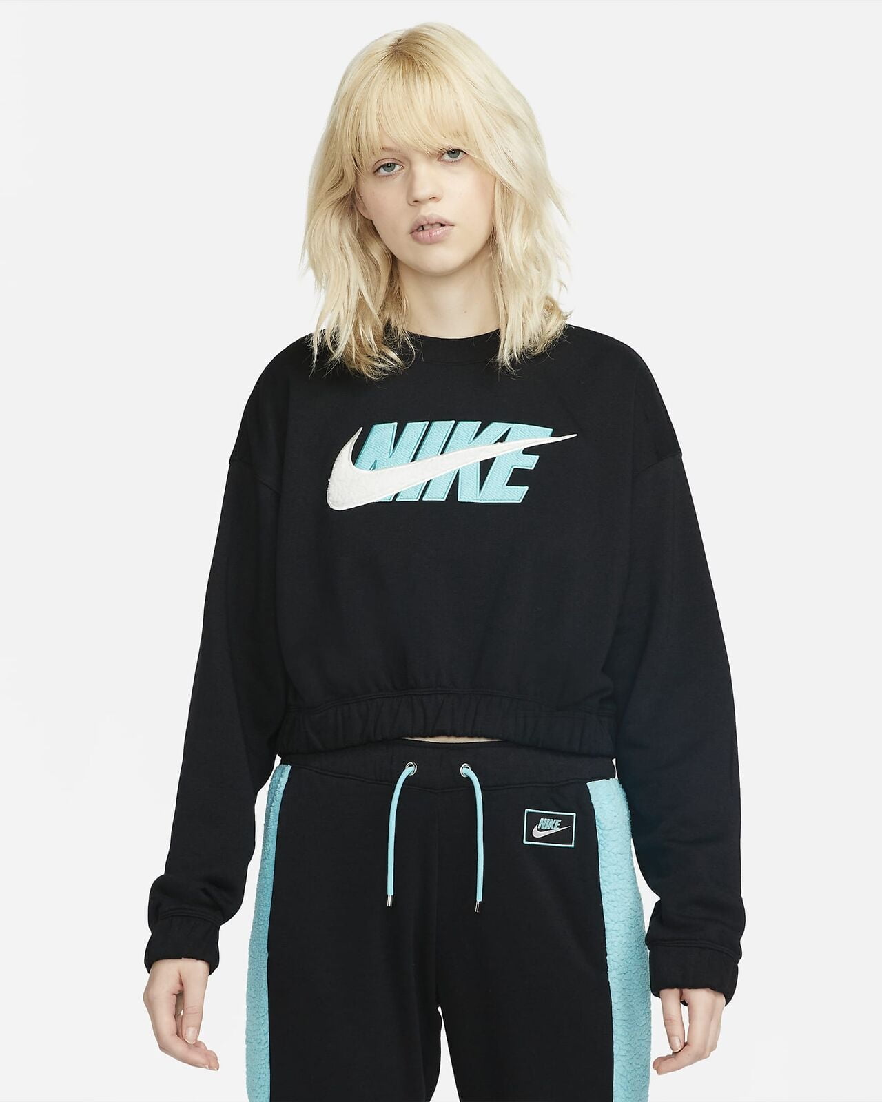 Nike Sportswear Icon Clash Oversize Sweatshirt Women s Textured
