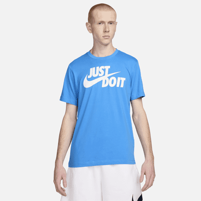 Nike Sportswear JDI Men s T Shirt Color Light Photo Blue Size M Tall Walmart
