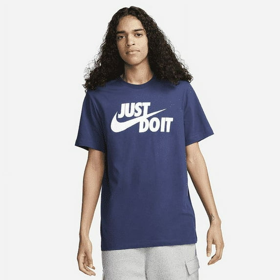 Nike Sportswear JDI Men's T-Shirt Color: Midnight Navy/White Size: S
