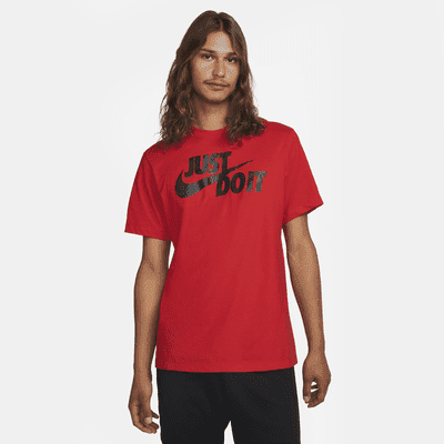 Nike Sportswear JDI Men s T Shirt Color University Red Black Size L Tall Walmart