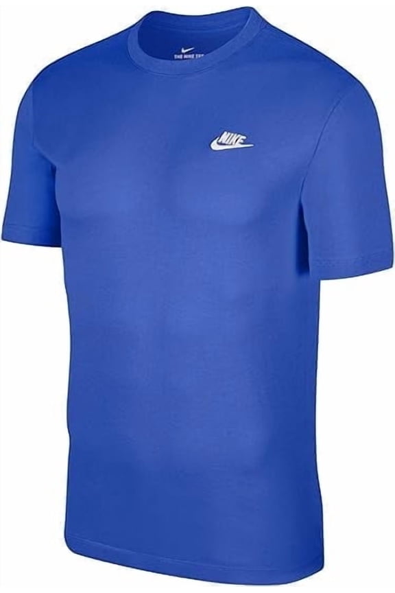 Men's Club Embroidered Futura Tee, Game Royal, 2XL