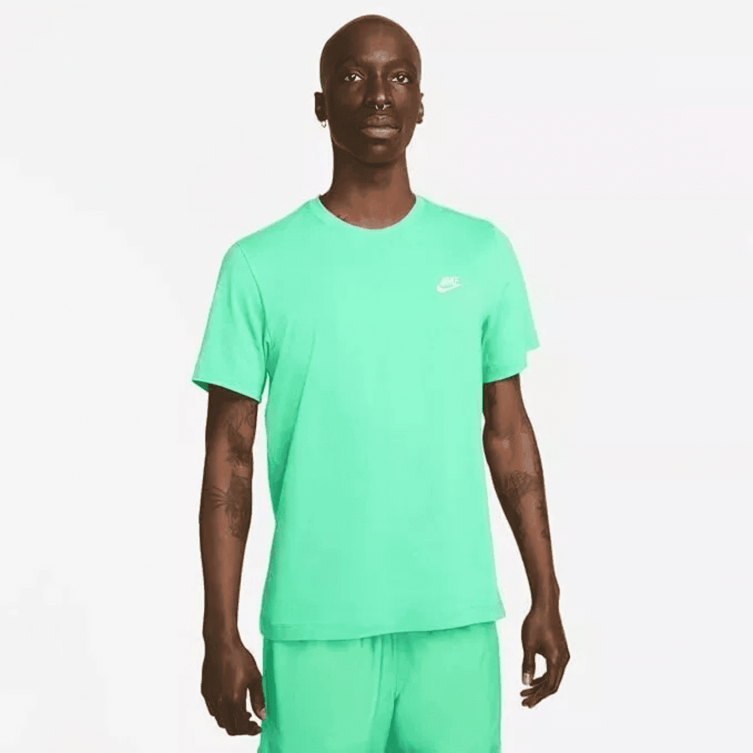 mint green nike t shirt