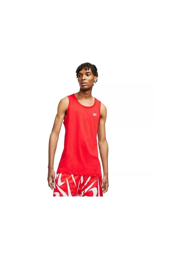 Club Tank Mens Active Shirts & Tees Size S, Color: Red/White