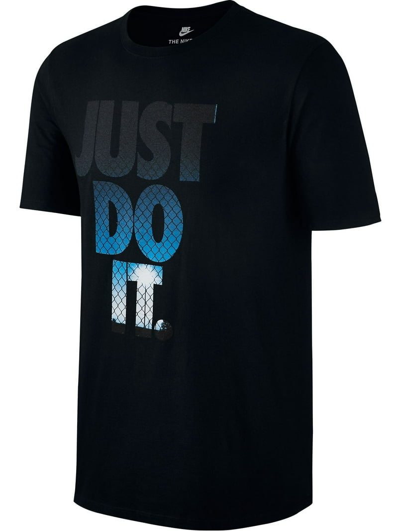 Nike Sportswear Men's Just Do It T-Shirt Black/Blue 834701-010